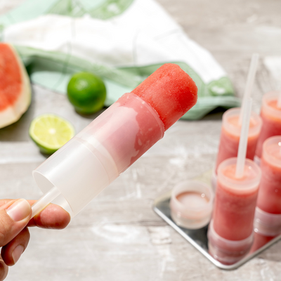 Refreshing Lime & Watermelon All Natural Popsicles