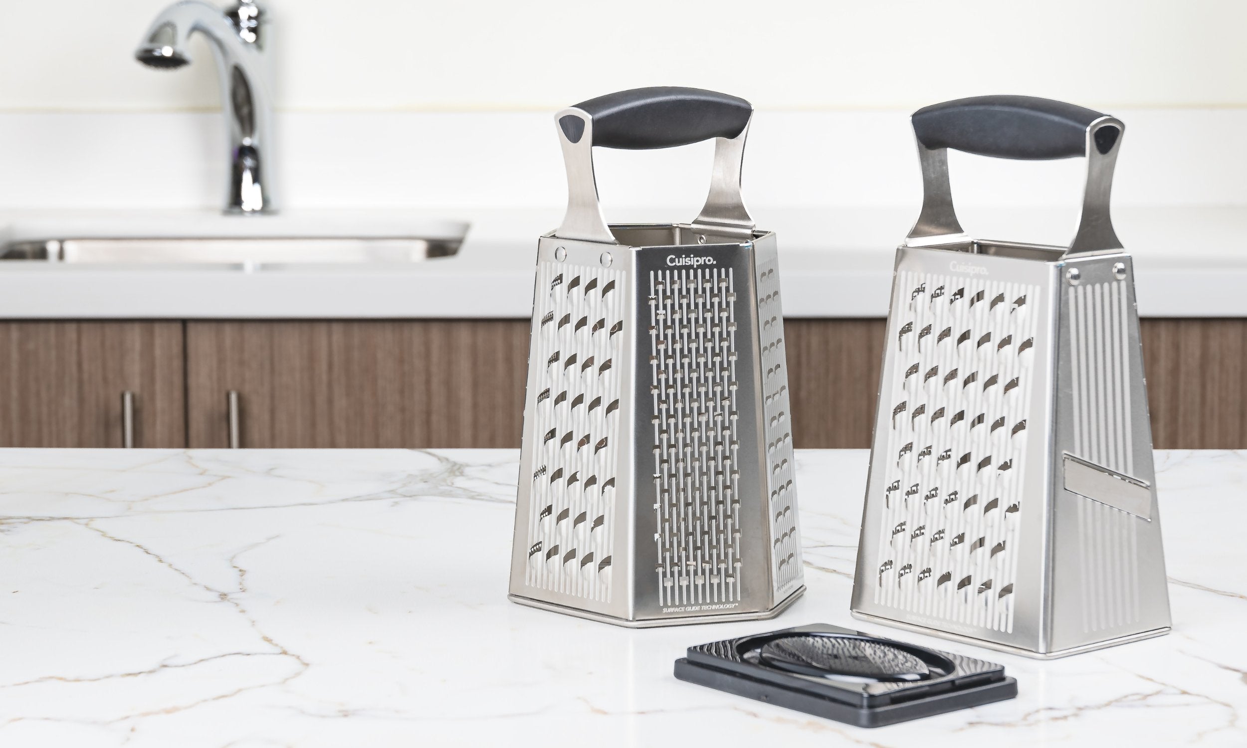 Cuisipro 4 Sided Box Grater, Regular, Stainless Steel