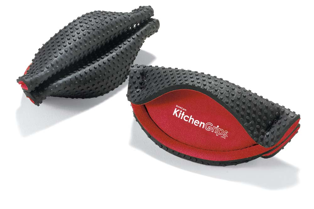 kitchen grips handschuhe Kitchen Grips 2 Piece Short Handle Set, Cherry/Black