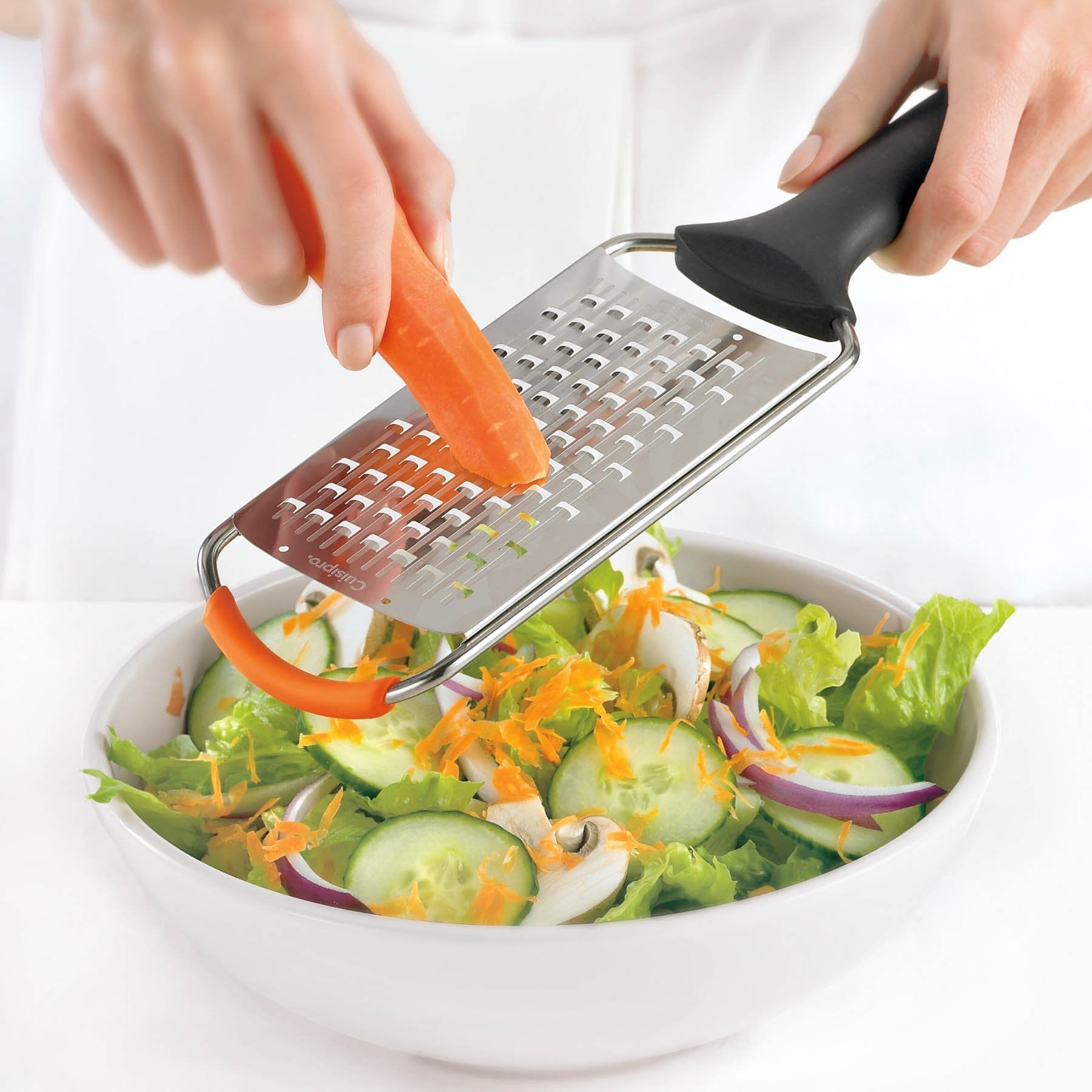 Cuisipro Dual Grater Fine Coarse Rasp Cheese Grater Zester Etched