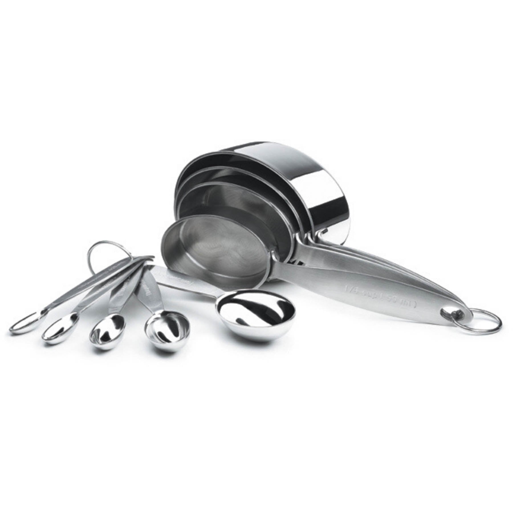 Heavy Duty Stainless Steel Dry Measuring Cups - Set of Four