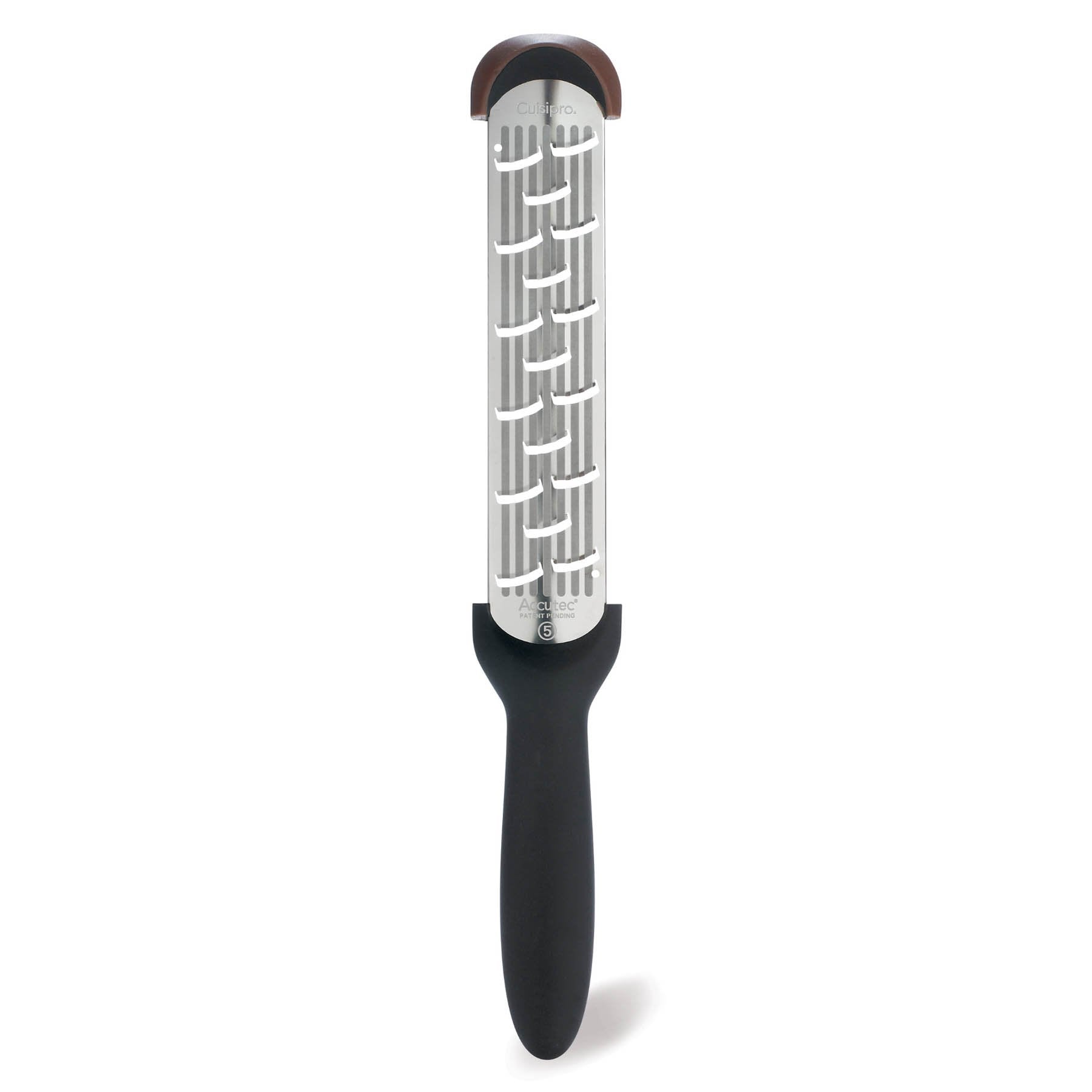 Mixing Bowl Grater Fine Grater for Zesting & Spicing - Black and Grey