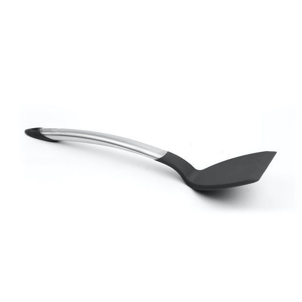 OXO GOOD GRIPS SILICONE Cookie SPATULA TURNER {GREY-BLK} NEW +TAG (1)  USAshipout