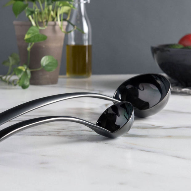 Cuisipro Black Tempo Noir Mirror Finished Ladle - Cuisipro USA