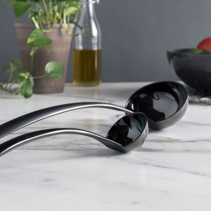 Cuisipro Black Tempo Noir Mirror Finished Ladle - Cuisipro USA