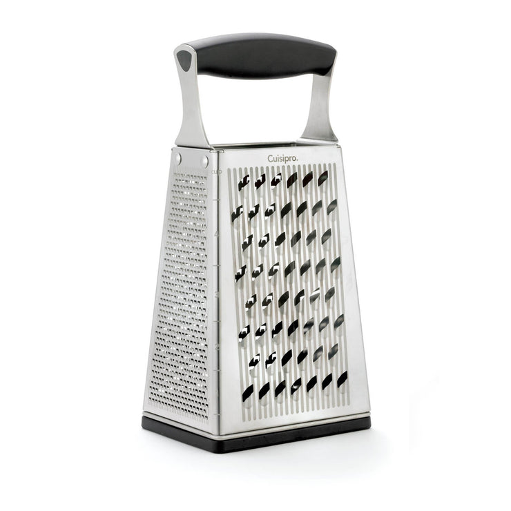  CUISIPRO 6 Sided Box Grater, One size, Black: Home