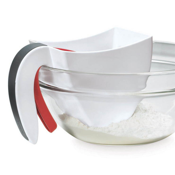 Oxo SoftWorks Stainless Steel Flour Sifter. 3.5 Cup Capacity. New. 