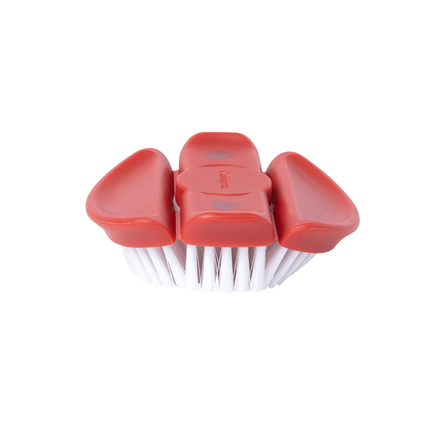 Vegetable Cleaning Brush Soft Red