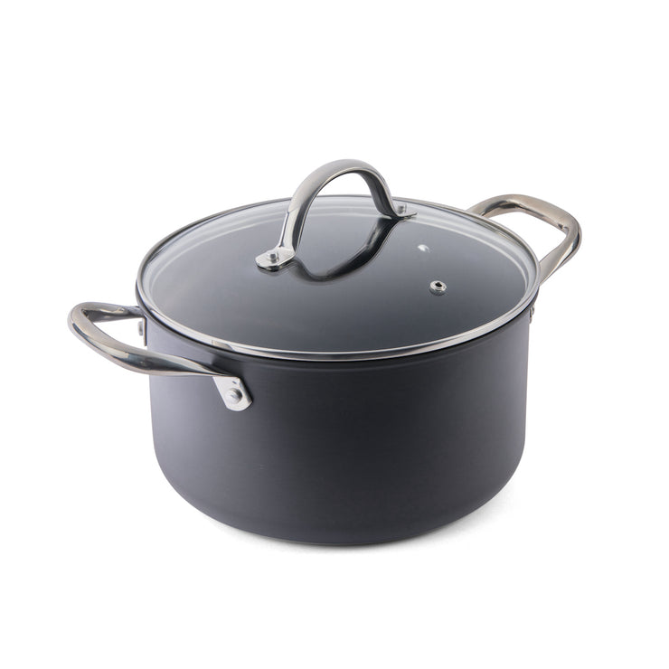 Choice 5-Piece Aluminum Cookware Set with 2.75 Qt. Sauce Pan, 3.75 Qt.  Sauce Pan, 8 Qt. Stock Pot with Cover, and 10 Fry Pan