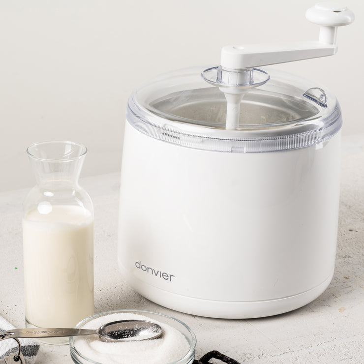 White Donvier Ice Cream Maker