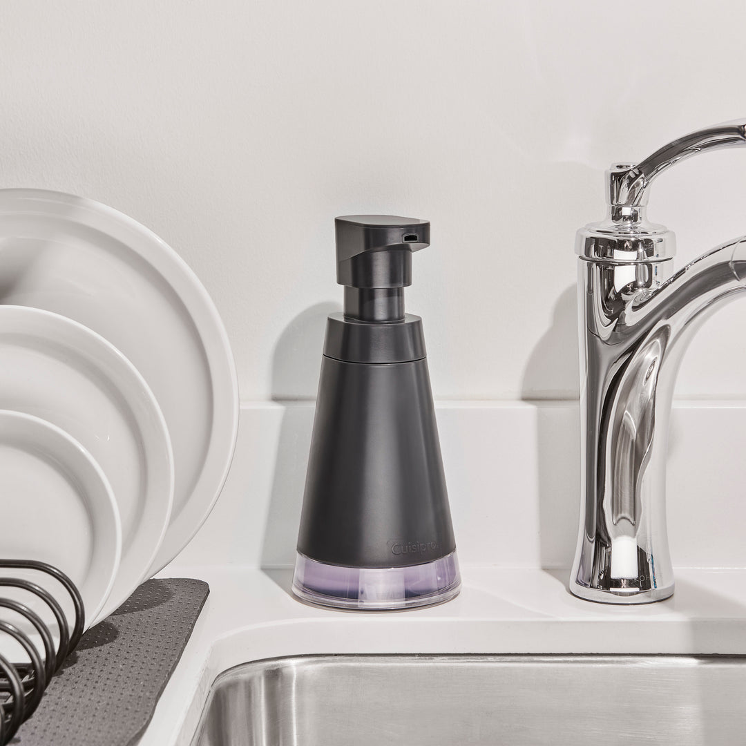 Cuisipro Zeepdispenser met schuimpomp 390 ml • Zwart • de Bijenkorf