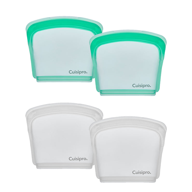 Cuisipro Reusable Bags, Silicone 200ml (Set of 4)