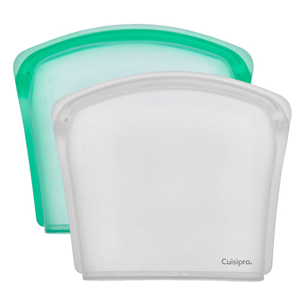 Cuisipro Reusable Bags, Silicone 800ml (Set of 2)