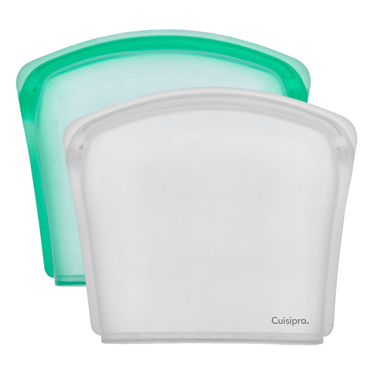 Cuisipro Reusable Bags, Silicone 800ml (Set of 2)